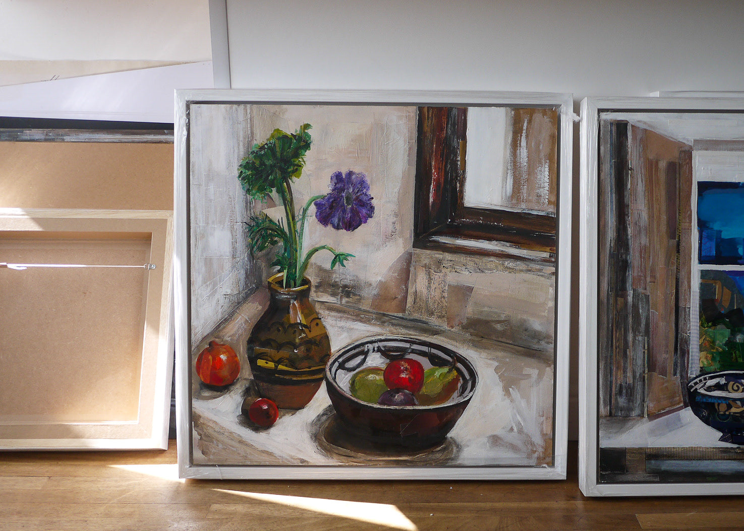 Fruit And Flowers By The Window