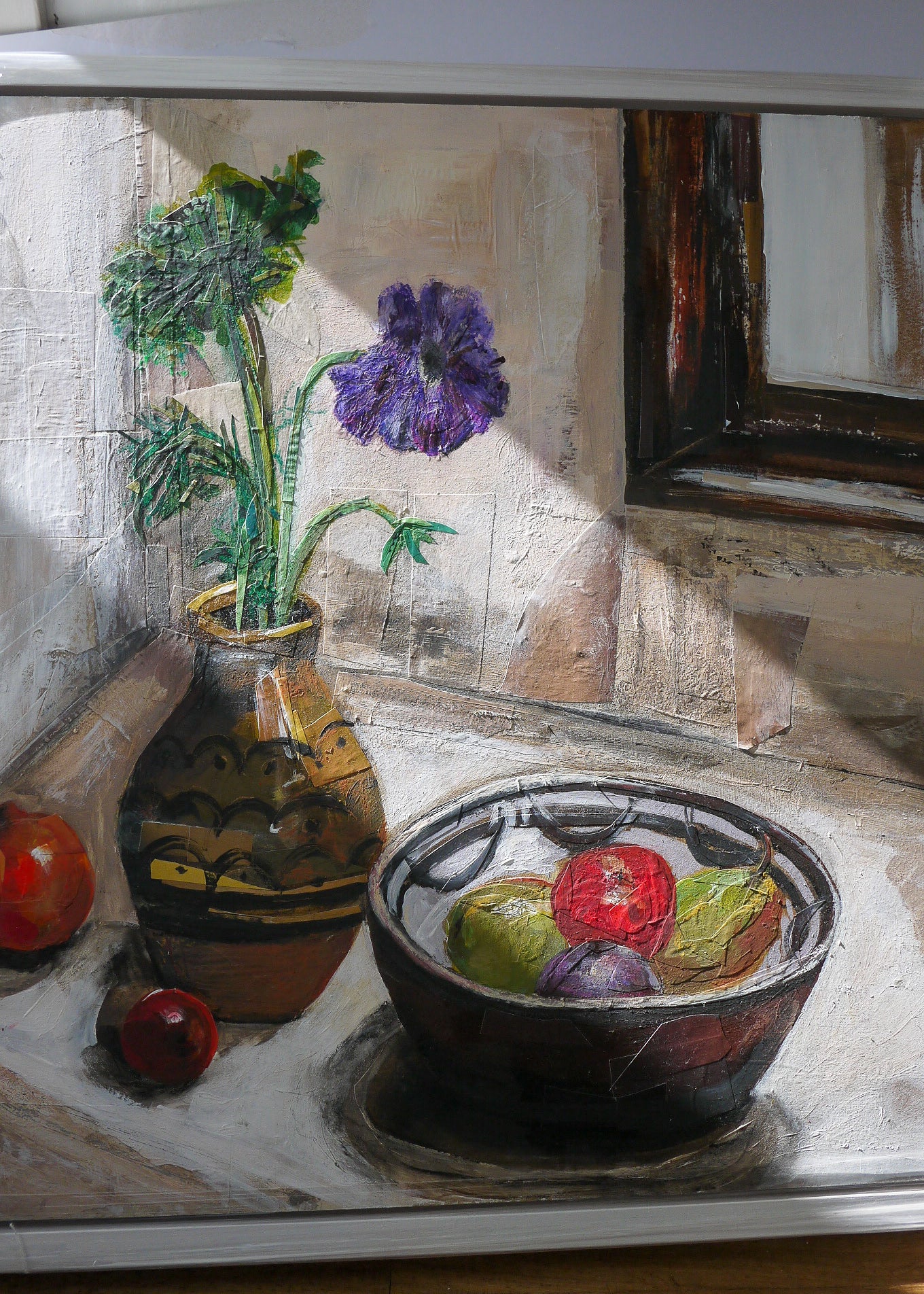 Fruit And Flowers By The Window