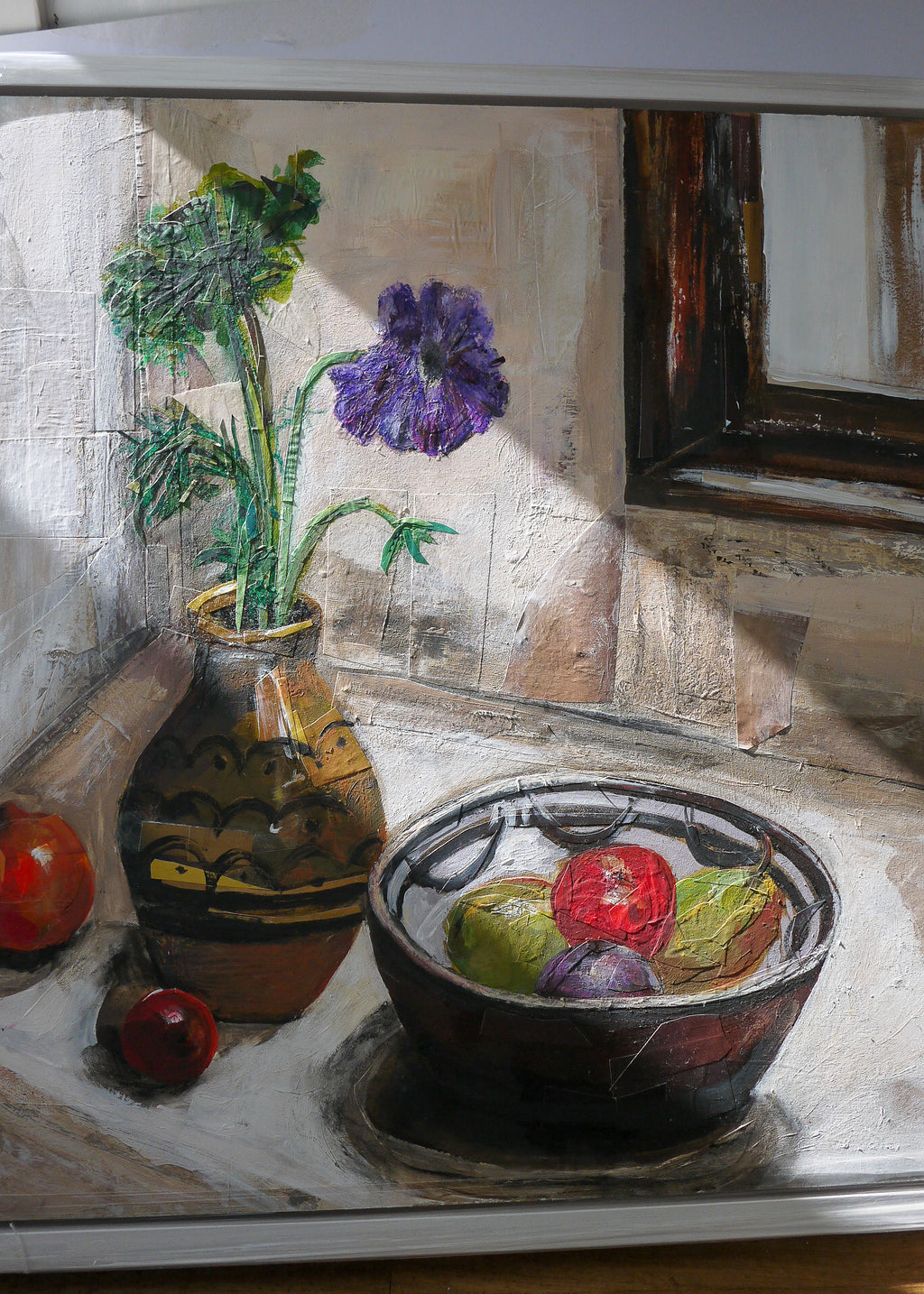Fruit And Flowers By The Window