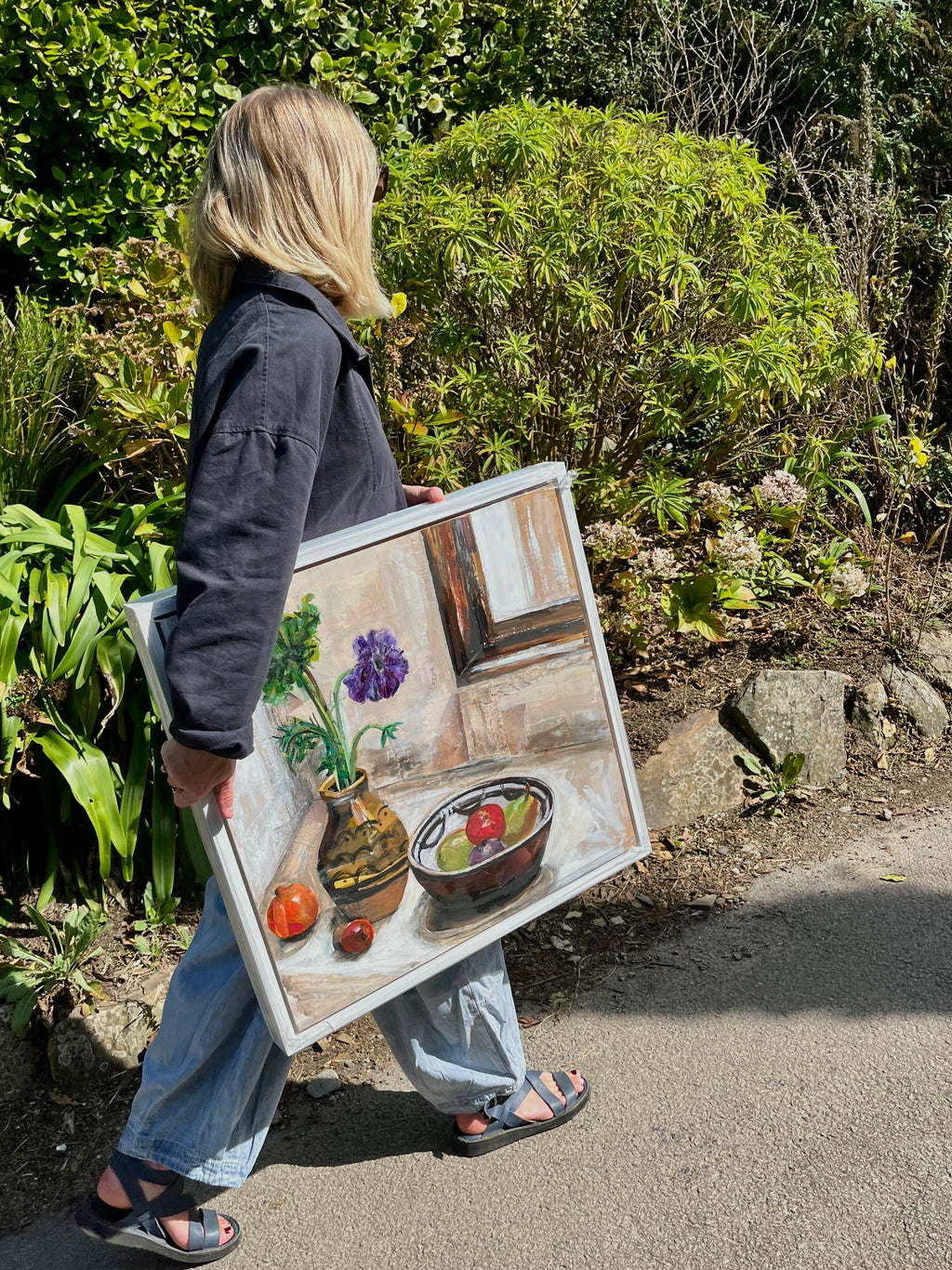 Fruit And Flowers By The Window