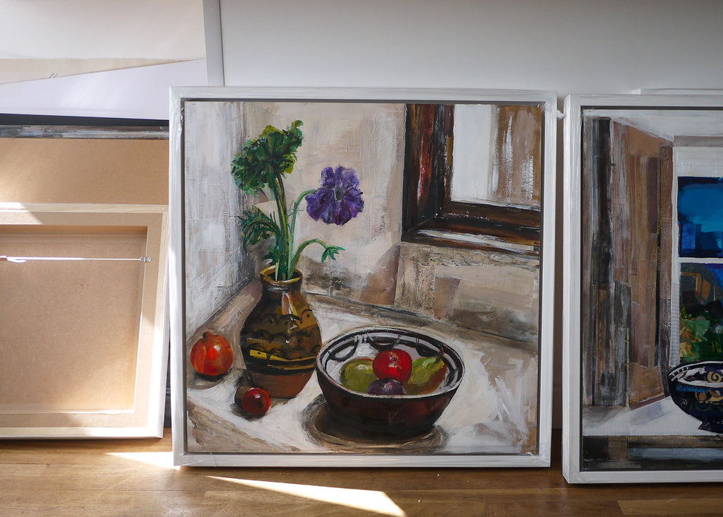 Fruit And Flowers By The Window