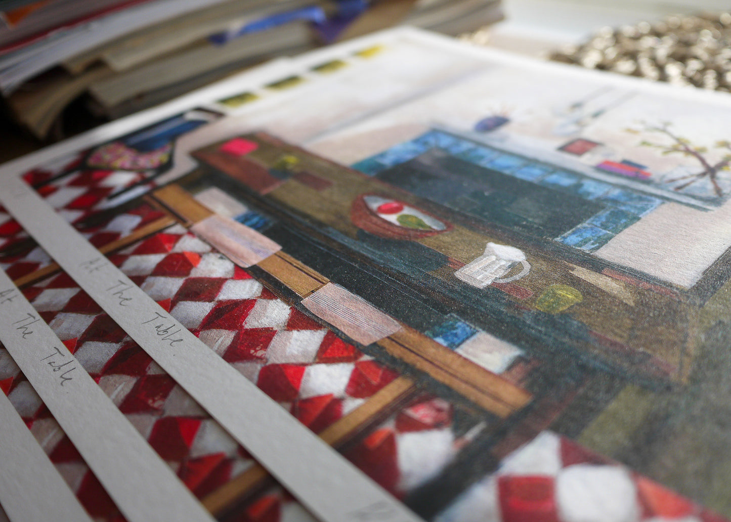 At The Table 01. Limited Edition Art Print Series.