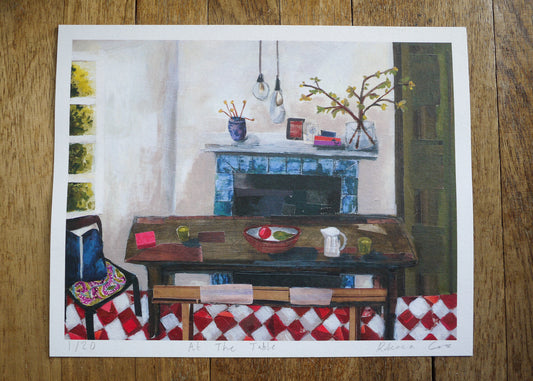 At The Table 01. Limited Edition Art Print Series.